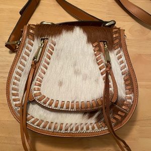 Rebecca Minkoff Cowhide Saddle Bag